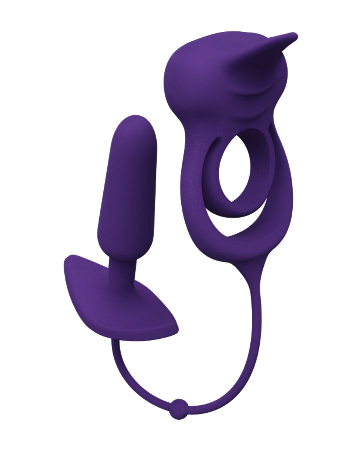 VeDO Humper Rechargeable Dual C-Ring w/Anal Plug - Purple