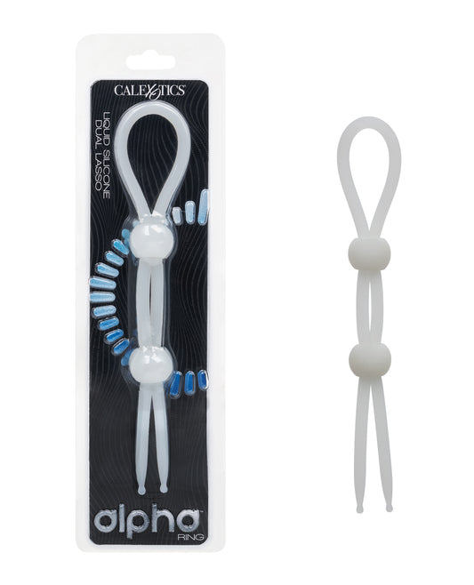 Alpha Liquid Silicone Dual Lasso - Natural by Alpha