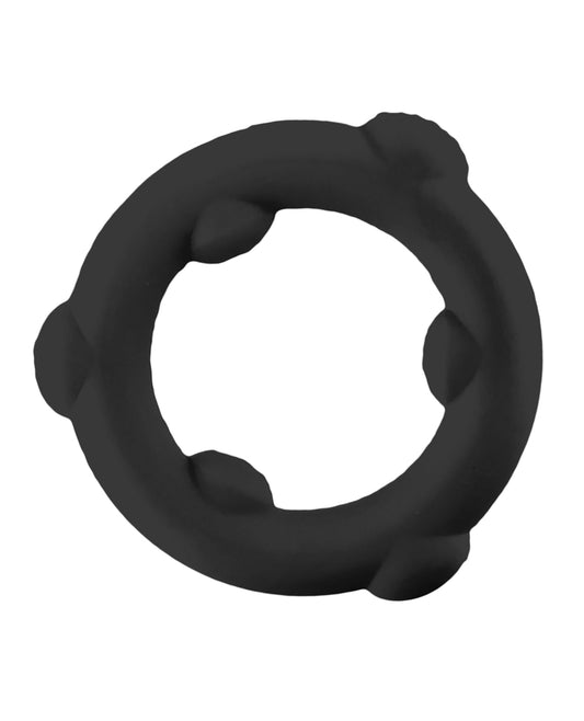 Oxballs Spinner Single Silicone Ring - Black by Oxballs