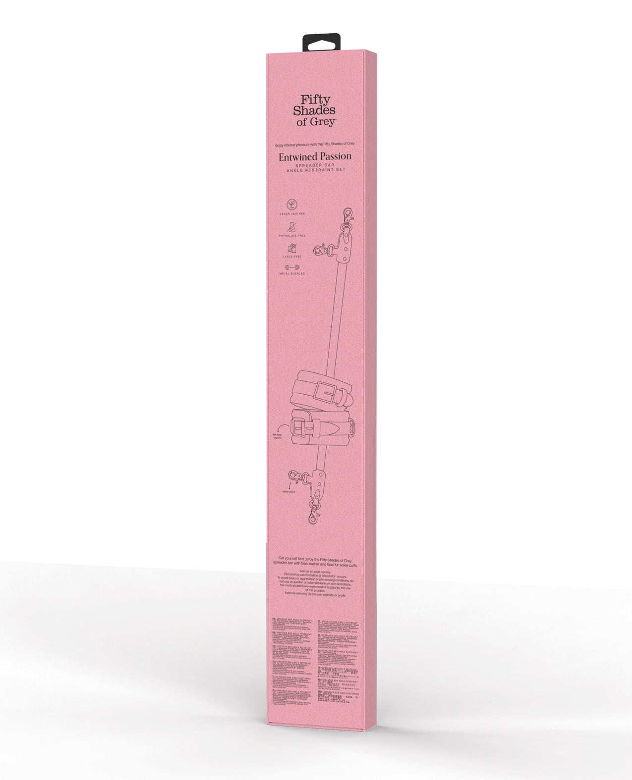 Fifty Shades of Grey Entwined Passion Spreader Bar - Purple