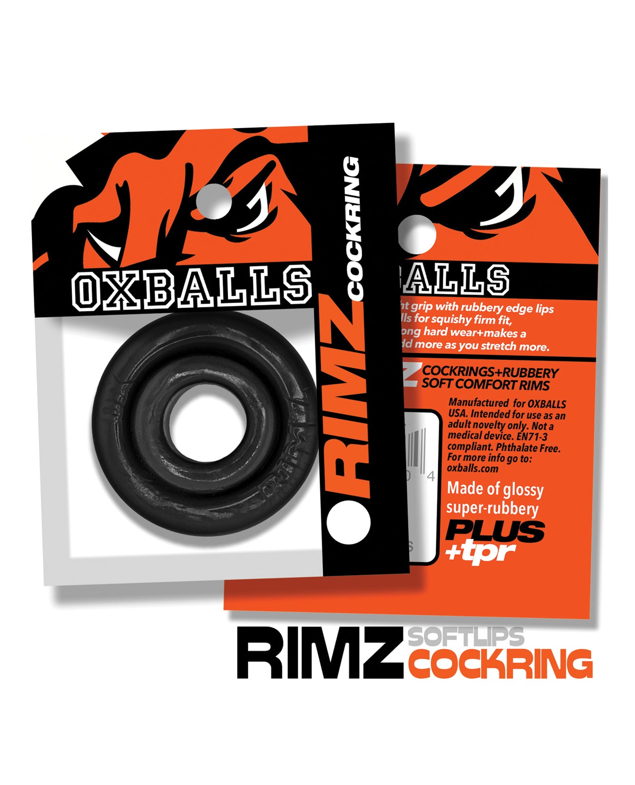 Oxballs Rimz Single Ring - Black