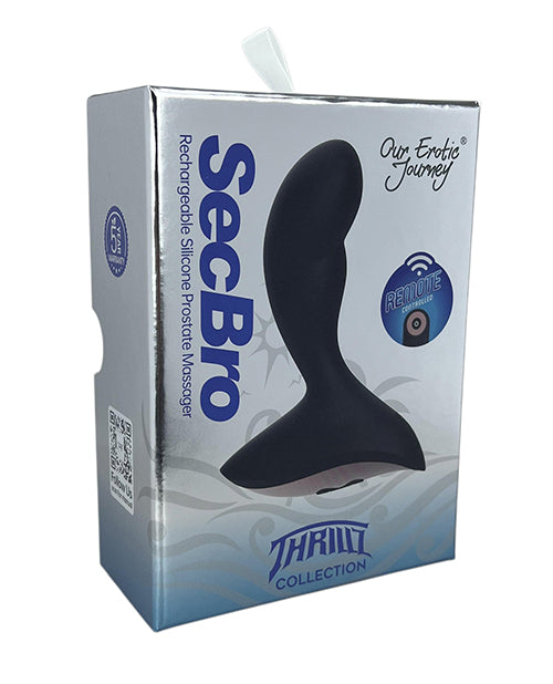 Thrillz Sec Bro Silicone Prostate Massager w/Remote