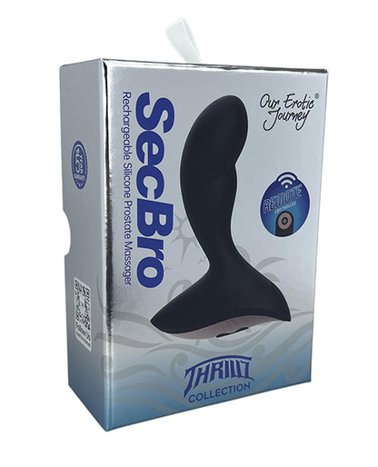 Thrillz Sec Bro Silicone Prostate Massager w/Remote