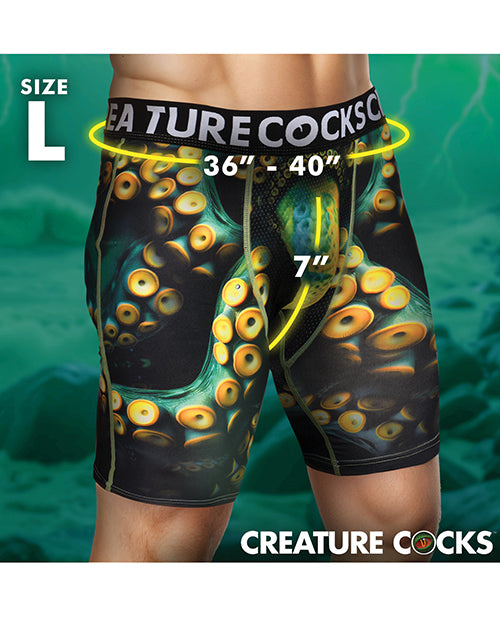 Creature Cocks - Creature Wear Monstropus Tentacled Monster Boxer Shorts - LG