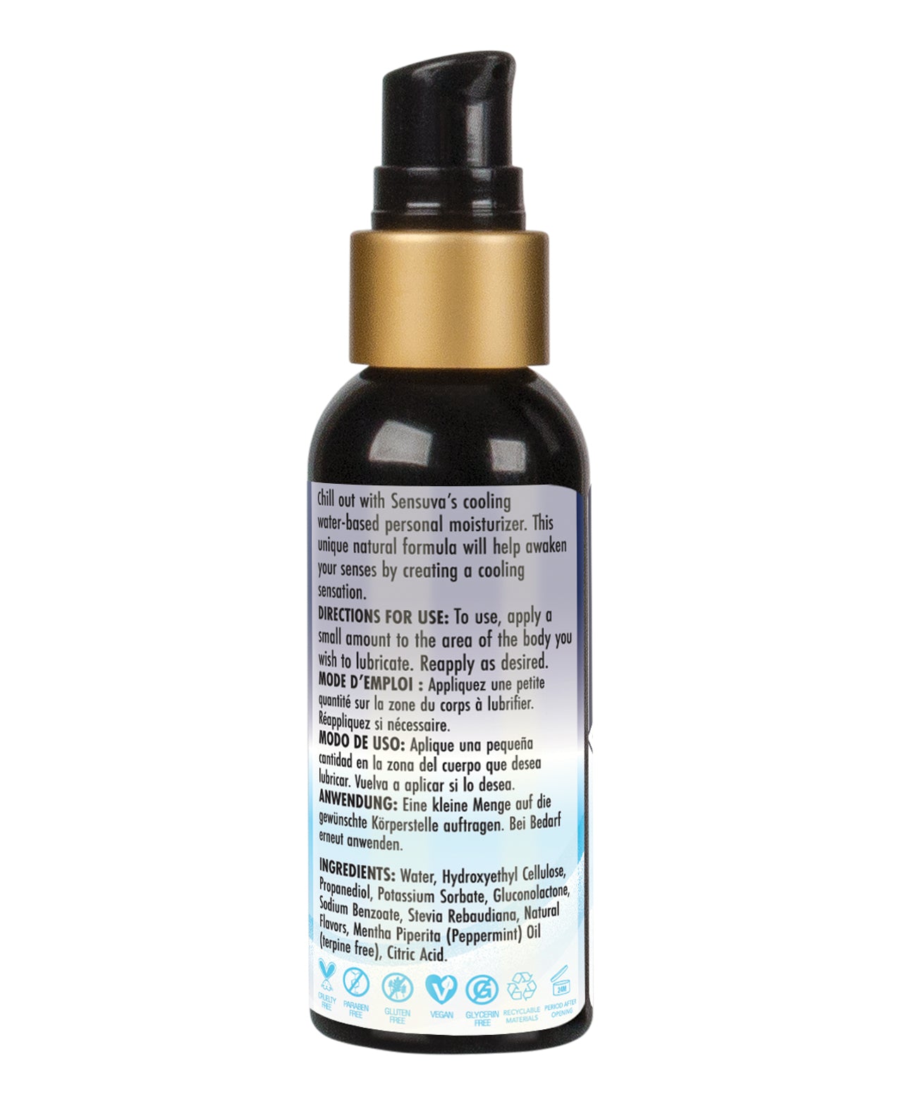 Sensuva Arctic Chill Cooling Personal Moisturizer - 2 oz