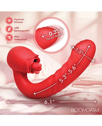 Bloomgasm - Boom Bloom Thrusting & Licking Rose Vibrator