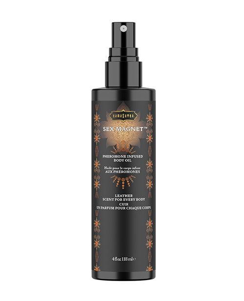Kama Sutra Sex Magnet Pheromone Body Spray - Leather 4 oz by Kama Sutra