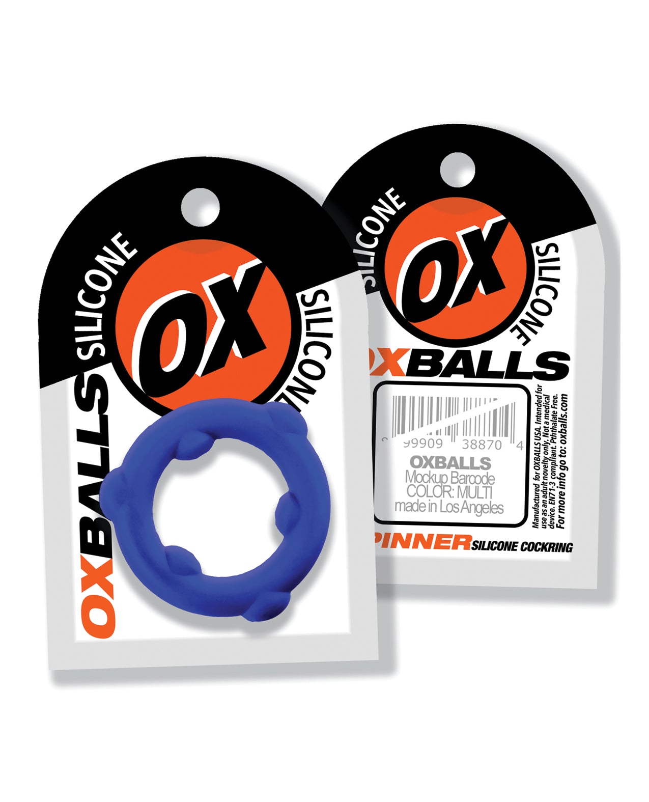 Oxballs Spinner Single Silicone Ring - Glacier