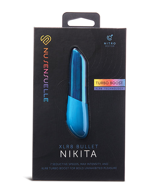 Nu Sensuelle Nikita Bullet with Nitro Motor - Deep Turquoise