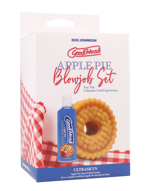 GoodHead - Apple Pie Blowjob Set Includes Stroker & Slick Head Glide - 1 oz Bottle Apple Pie by GoodHead