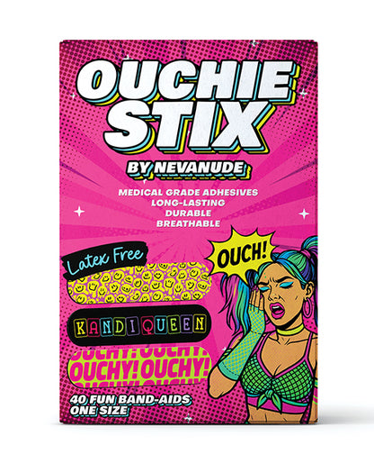 Neva Nude Plur Vibes Ouchie Stix Bandages Pack of 40