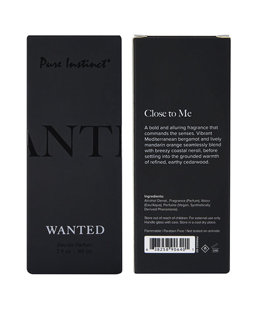 Pure Instinct Mens Collection Pheromone Perfume - 2 oz Wanted