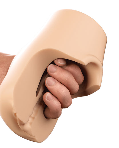 PDX Plus Pussy Pounder Squeeze Stroker - Light