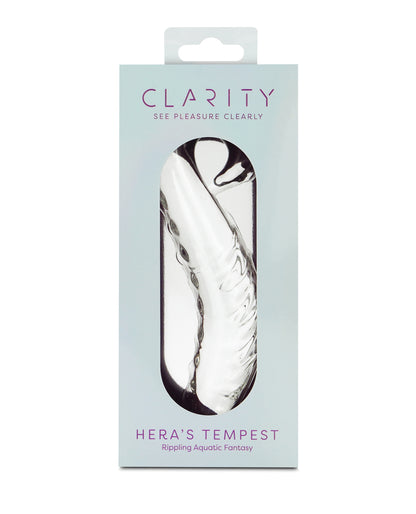 Clarity Glass Dildo - Hera's Tempest