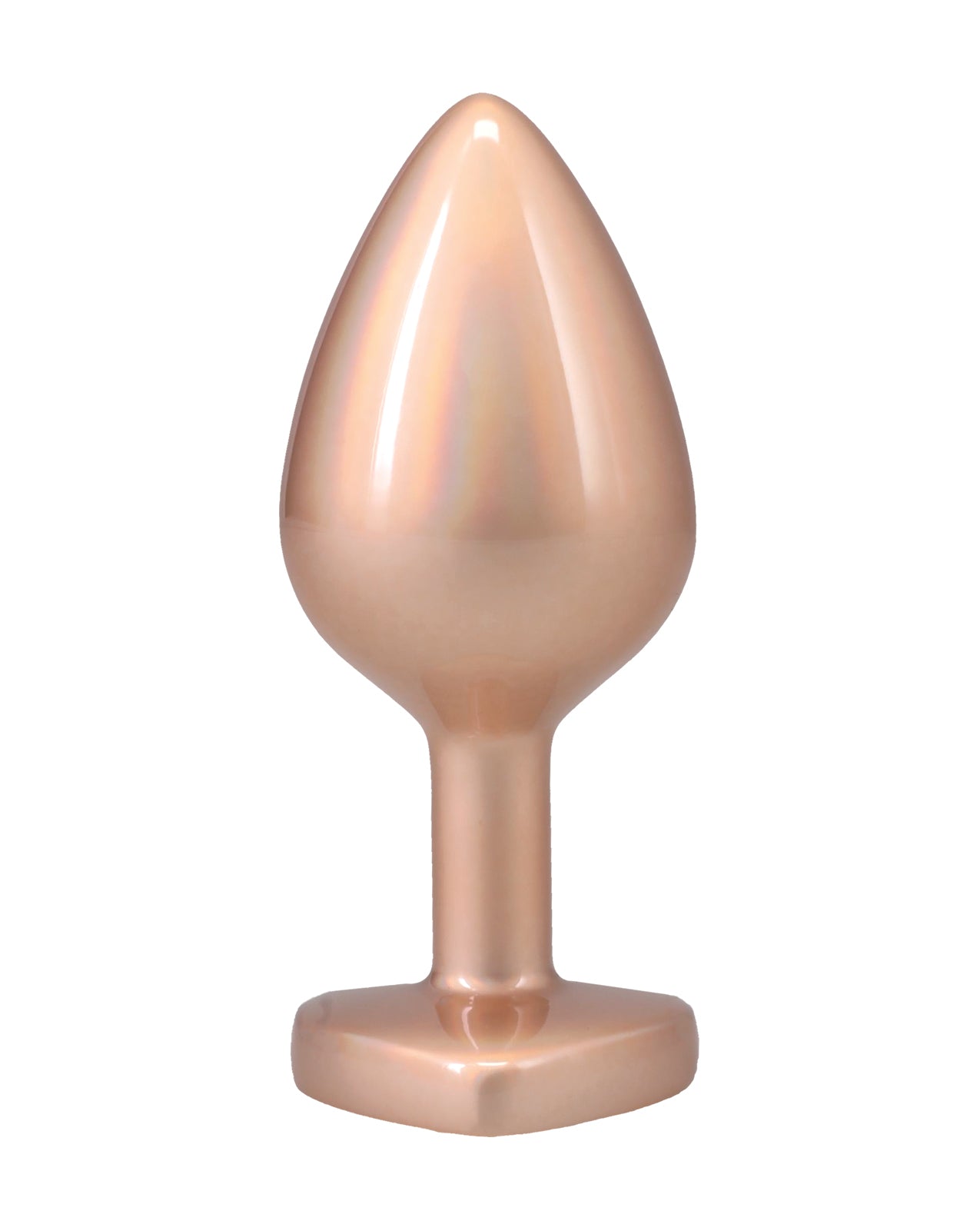 Booty Bling Jeweled Metal Plug - Medium Gold