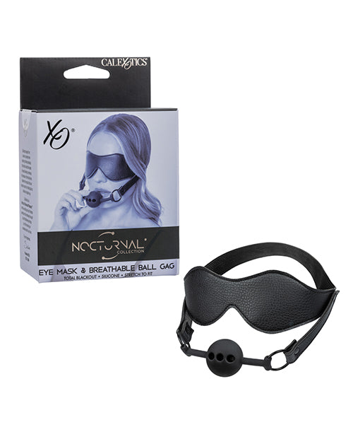 Nocturnal Collection Eye Mask &amp; Breathable Ball Gag