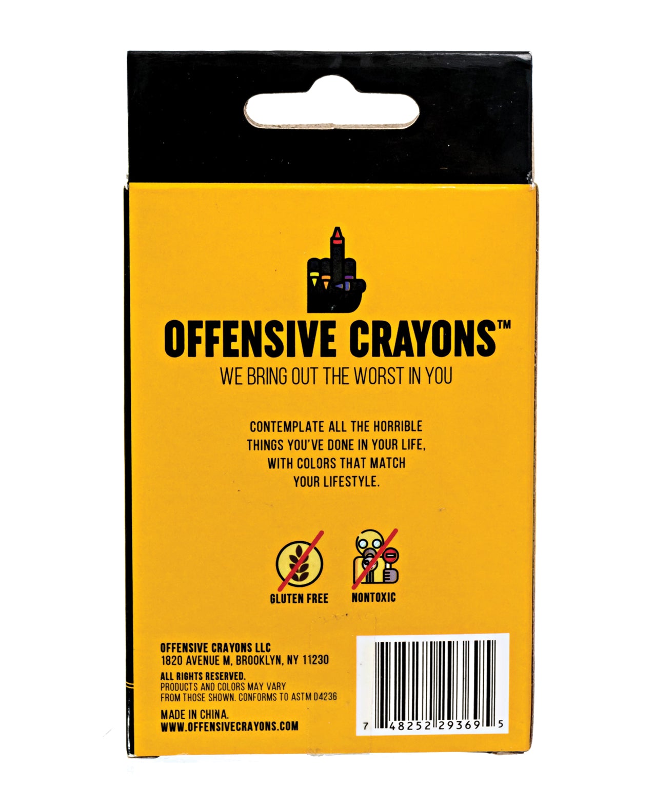 Wood Rocket Offensive Crayons