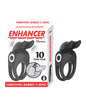 Enhancer Vibrating Rabbit C-Ring - Black