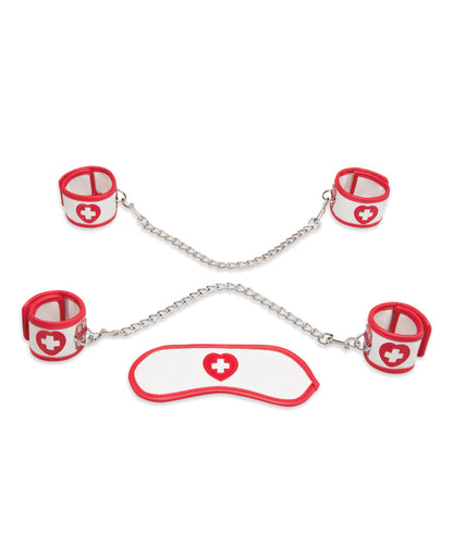 Lux Fetish 5 pc Naughty Nurse BDSM Set