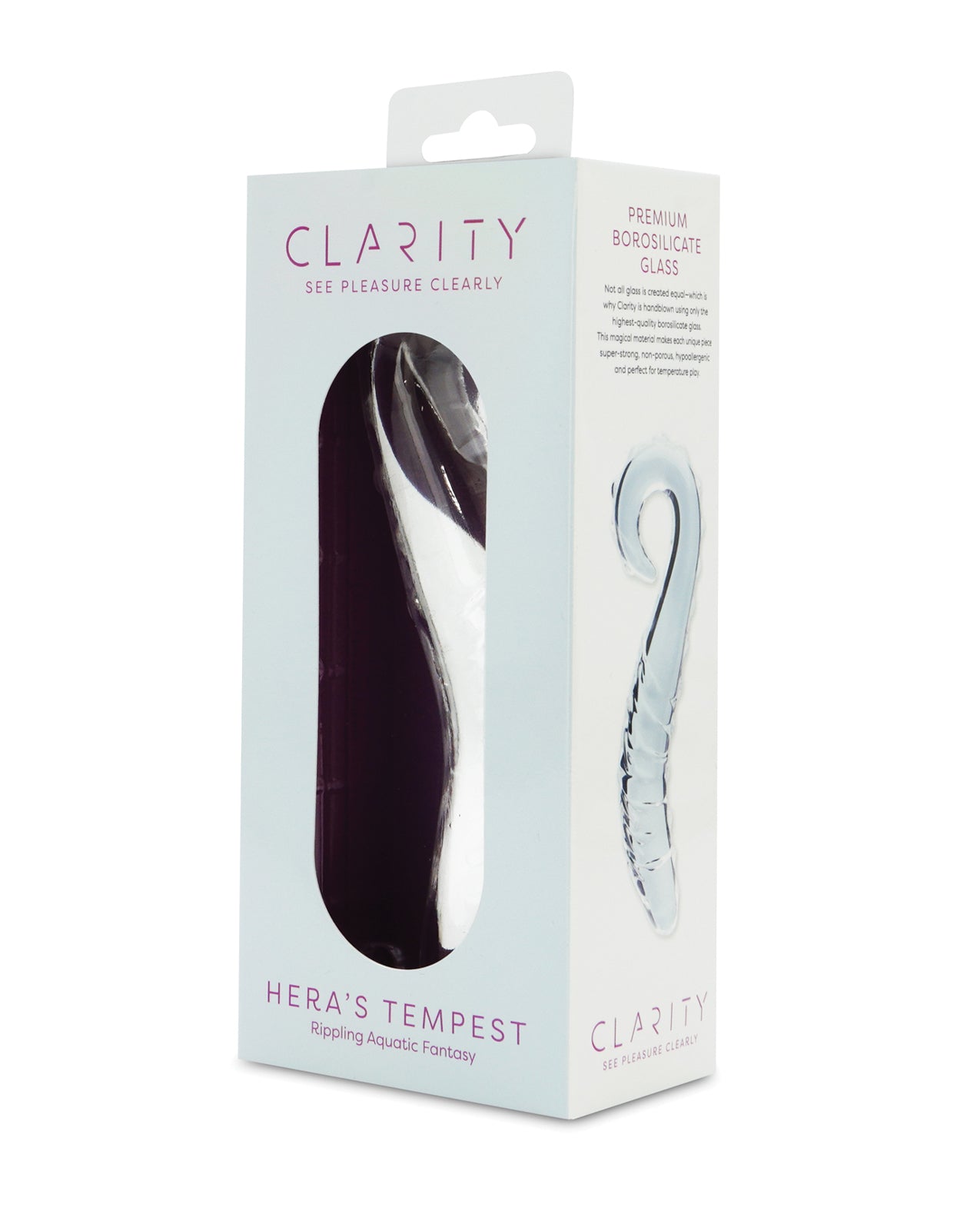 Clarity Glass Dildo - Hera's Tempest