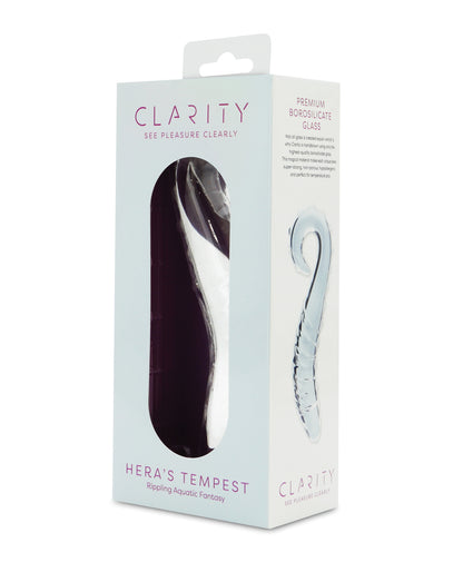 Clarity Glass Dildo - Hera's Tempest