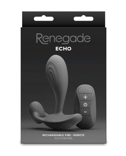 Renegade Echo Prostate Massager - Black