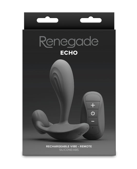 Renegade Echo Prostate Massager - Black by Renegade