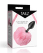 Tailz Fluffy Bunny Tail Silicone Plug - Pink