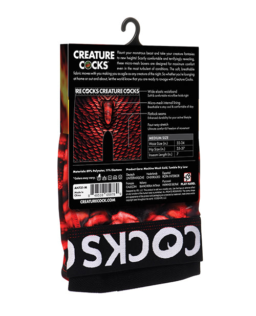 Creature Cocks - Creature Wear Horny Devil Demon Boxer Shorts - MD