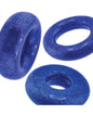 Oxballs Cockpack Multi Design 3 Pack Cockrings - Blue Fire