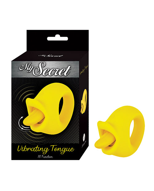 My Secret Vibrating Tongue - Yellow by Nasstoys