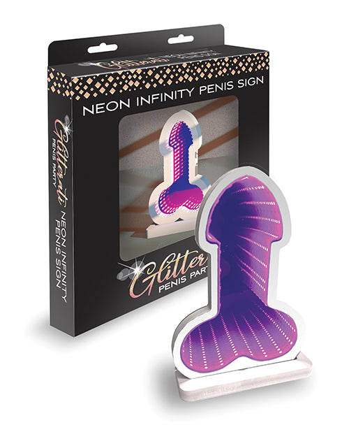 Glitterati Infinity Penis LED Light by Little Genie