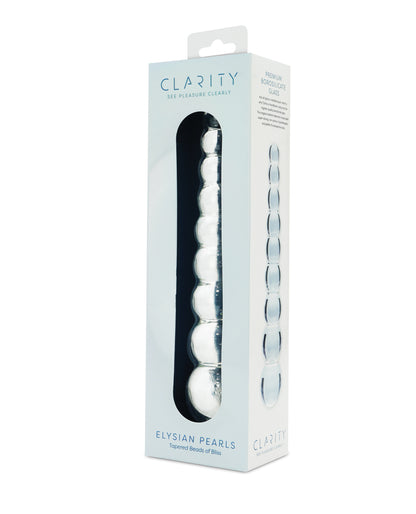 Clarity Glass Dildo - Elysian Pearls