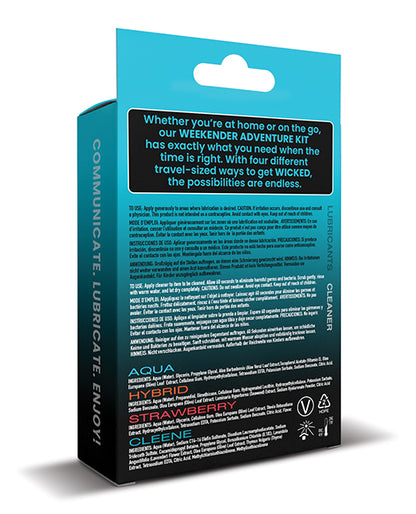 Wicked Sensual Care Weekender Kit - 1 oz Bottles by Wicked Sensual Care