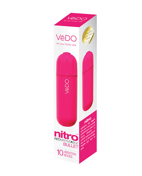 VeDO Nitro Rechargeable Bullet Vibe - Pink by VeDO