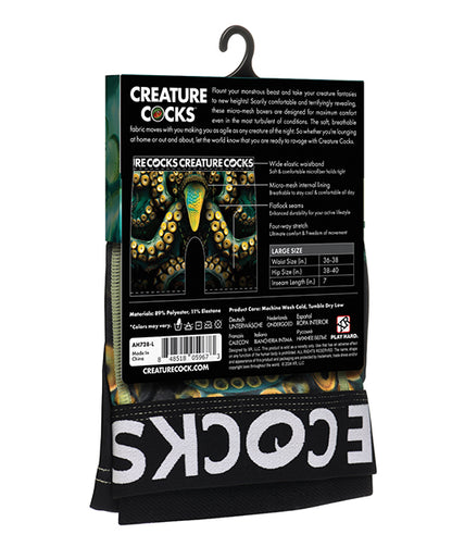 Creature Cocks - Creature Wear Monstropus Tentacled Monster Boxer Shorts - LG