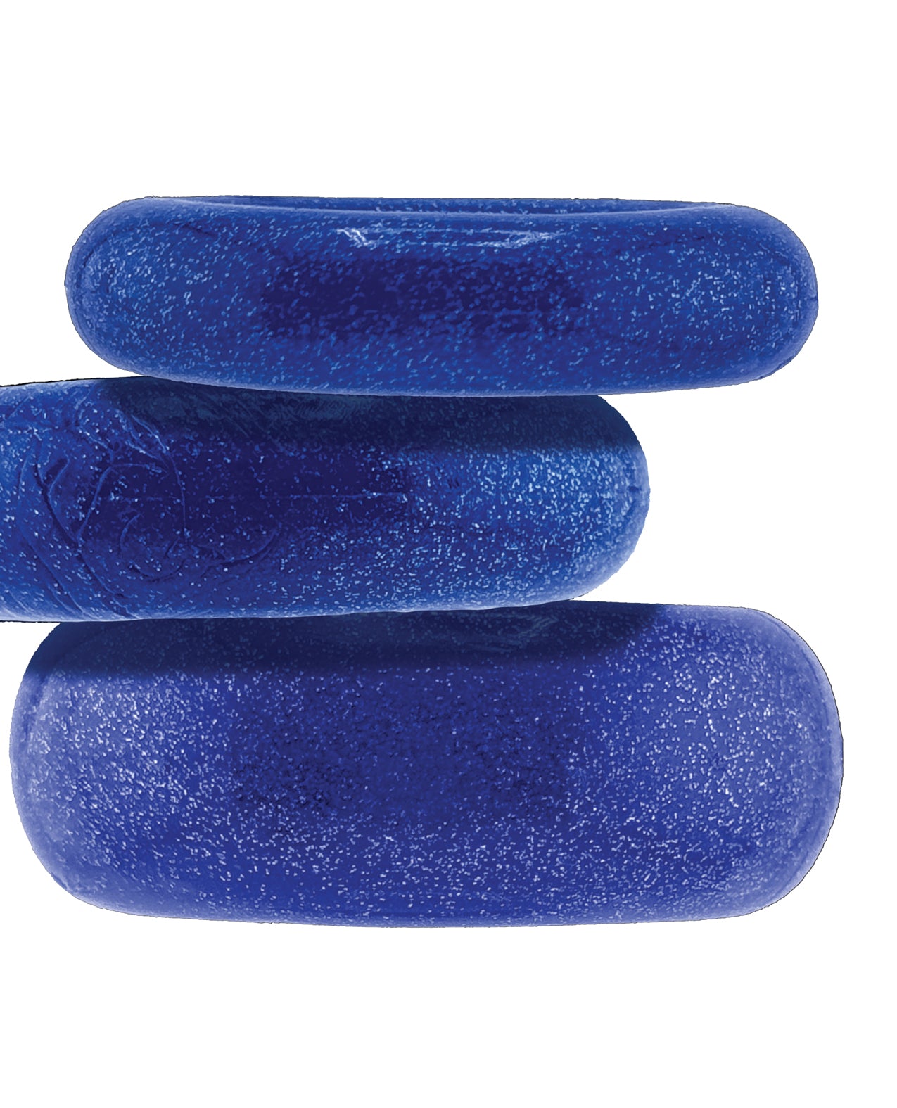 Oxballs Cockpack Multi Design 3 Pack Cockrings - Blue Fire
