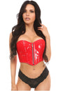 Top Drawer Patent Bustier Top w/Zipper