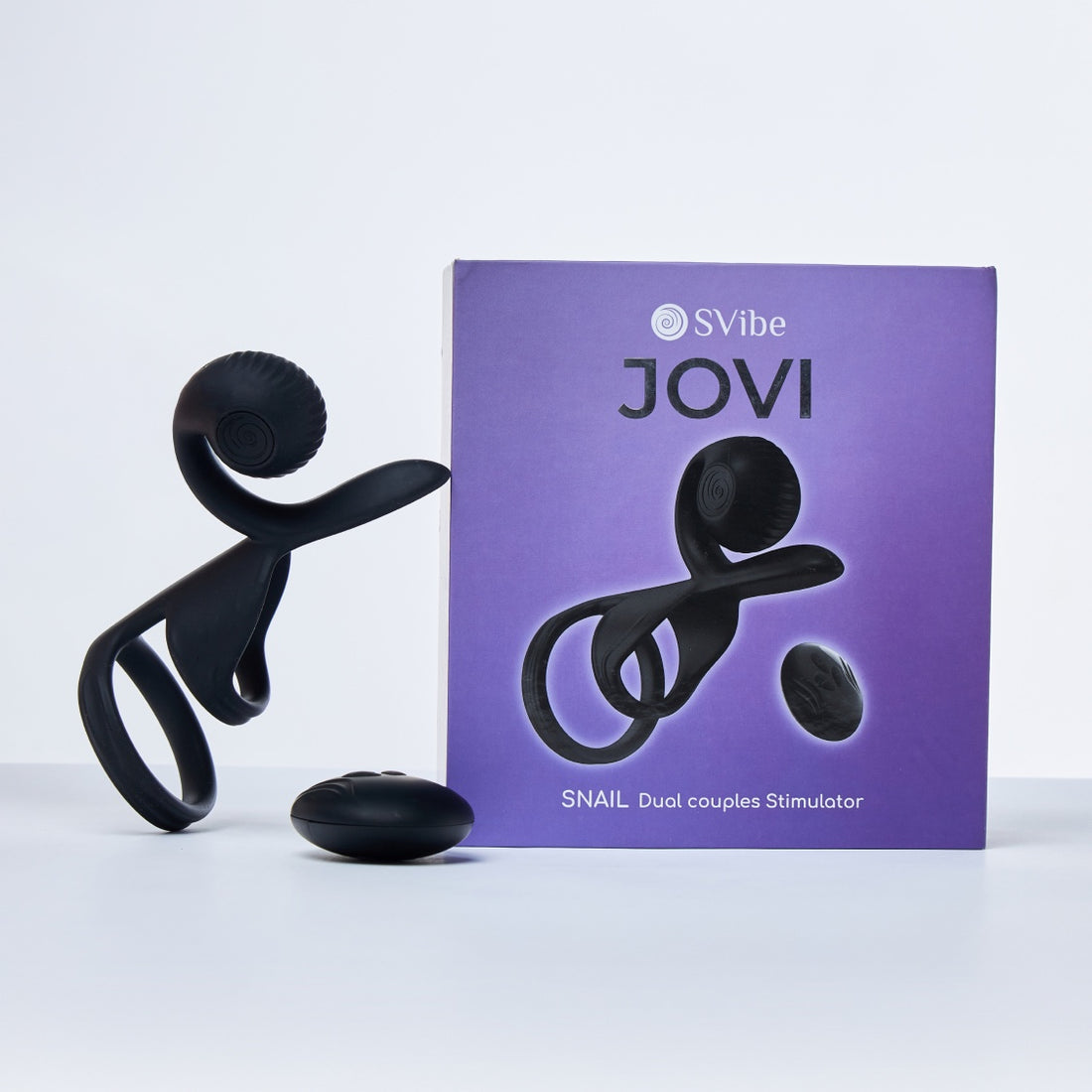 Snail Vibe SVibe Jovi Couples Ring Black by Amoreo Europe SL