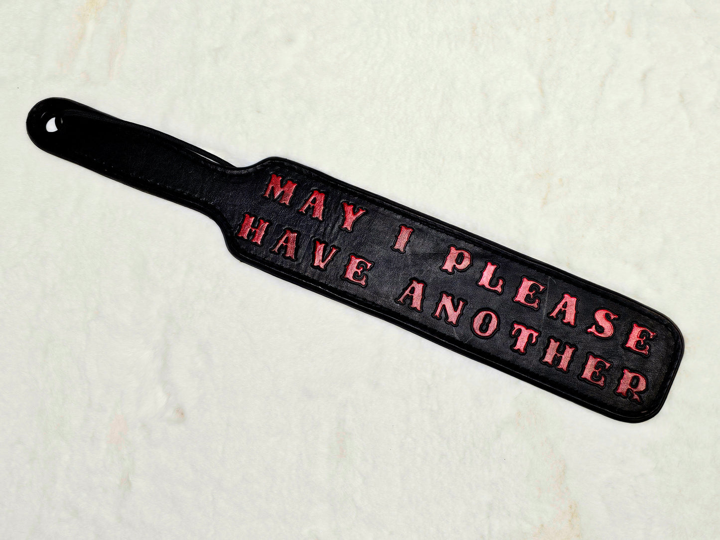 Lisa's Custom Leather Paddle