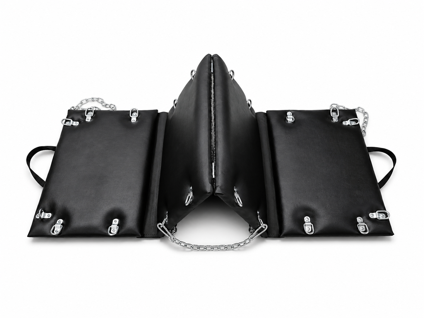 Get Fk'd- Genuine Leather Fetish BDSM Folding Dungeon Mat for Restraint by Lisa's Custom Leathercraft & Repair