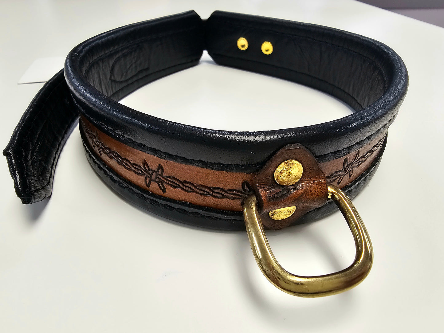 Lisa's Custom Leather - Braided XL Collar