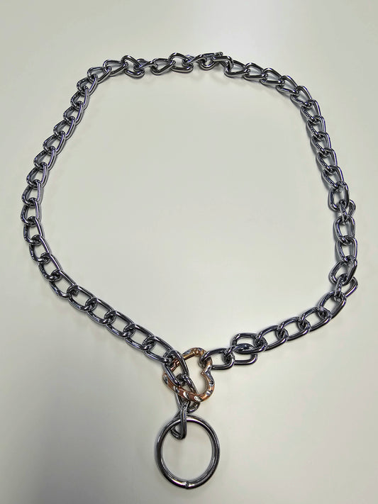 Lisa's Custom Heart Chain Choker by Lisa's Custom Leathercraft & Repair