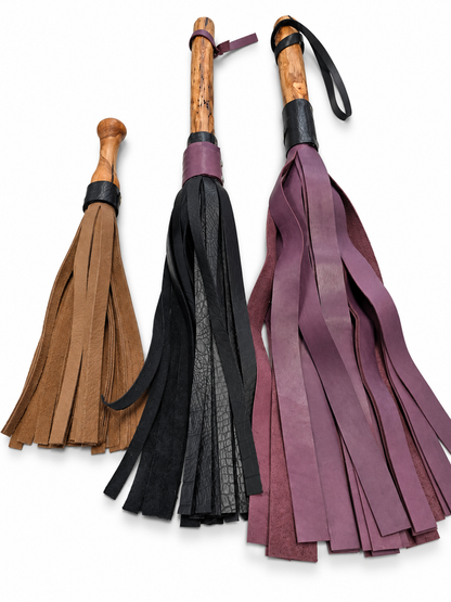 Handmade Genuine Leather Flogger | BluBeary Creations by BluBeary Creations