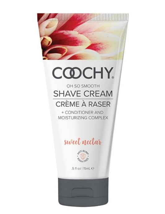 COOCHY Shave Cream - 0.5 oz Sweet Nectar by Classic Brands