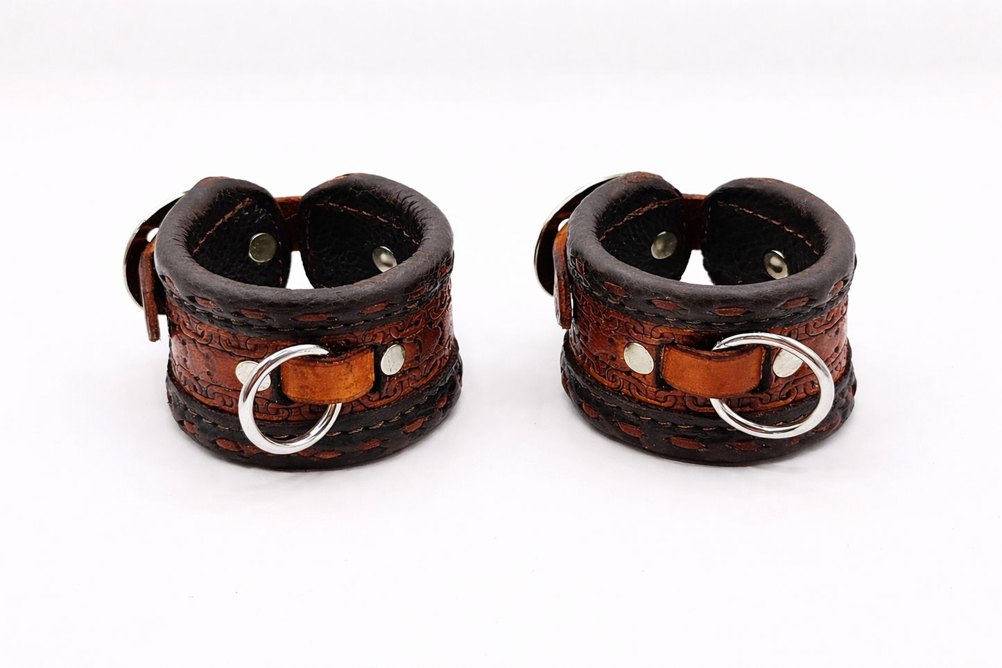 Get Fk'D- Seductively Grounded Genuine Hadncrafted Leather Set by Lisa's Custom Leathercraft & Repair