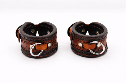 Get Fk'D- Seductively Grounded Genuine Hadncrafted Leather Set by Lisa's Custom Leathercraft & Repair