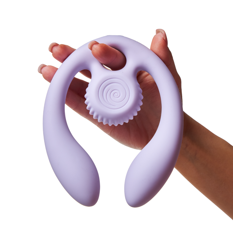 SVibe Snail GIZI Duo Couples Stimulator Burgundy by Amoreo Europe SL