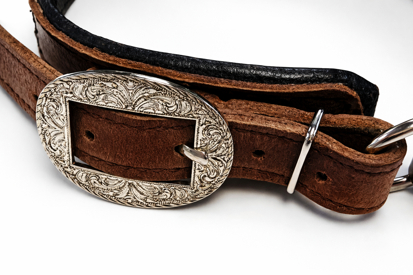 Lisa's Custom Leather - Western Collar, Cuffs, & Leash Set