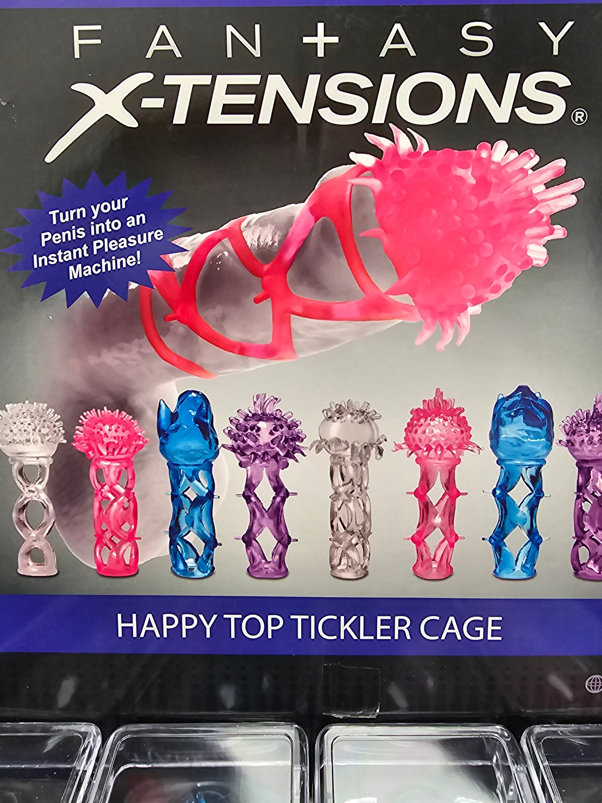 Fantasy X-Tensions- Happy Top Tickler Cage by Pipedream Products